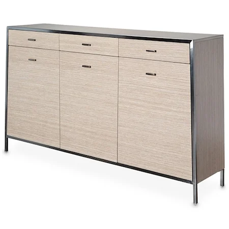 Contemporary Sideboard with Felt-Lined Silverware Drawer